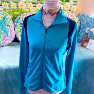 Champion teal & black runners jacket